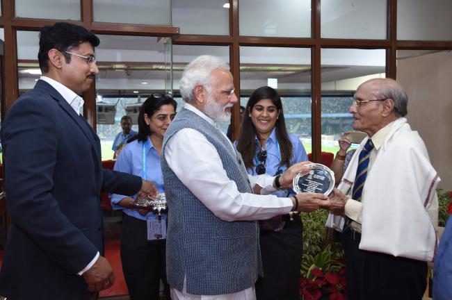 PM Modi at 2017 FIFA U-17 World Cup match in New Delhi