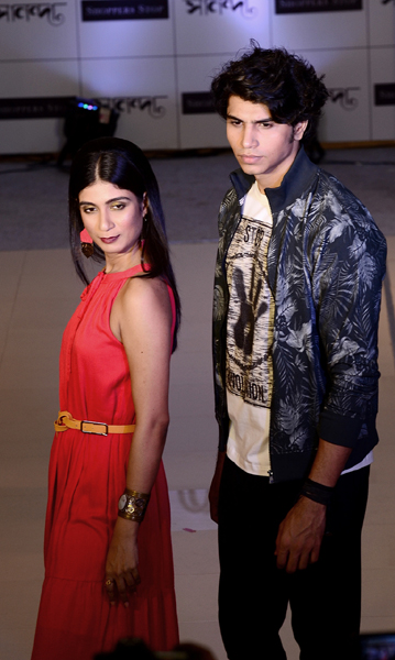 Mumtaz Sorcar walks the ramp at Shopper Stop 'Westernwear Fashion Show'