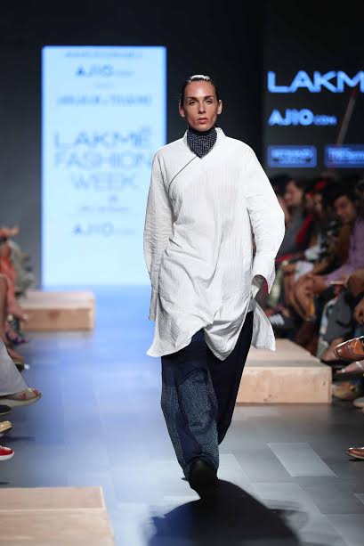 LFW: Models walk the ramp for designers Abraham & Thakore
