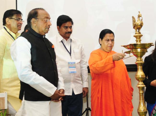 Dr. Sanjeev Kumar Balyan addressing at the inauguration of the Jal Manthan-IV