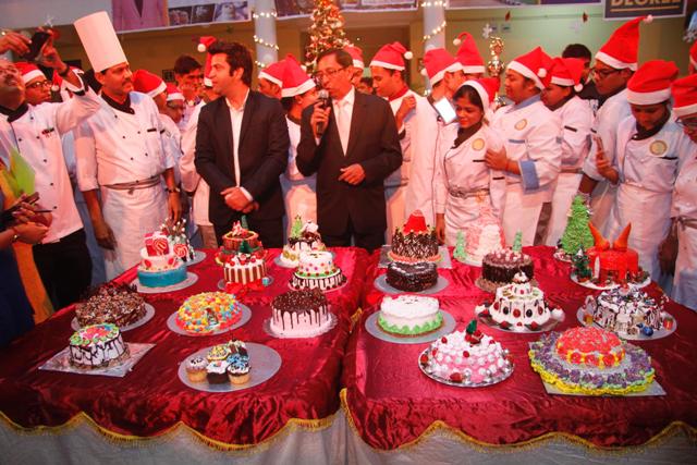 Cake making competition at Guru Nanak Institute of Hotel Management