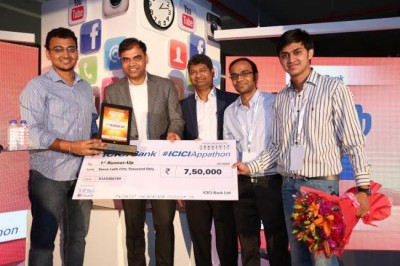 ICICI Bank announces winners of â€˜ICICI Appathon 2017â€™