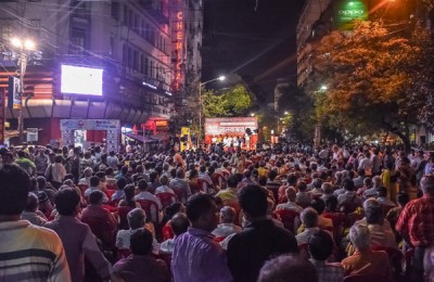 Kolkata: 18 Left parties hold protest march to city police headquarters at Lalbazar