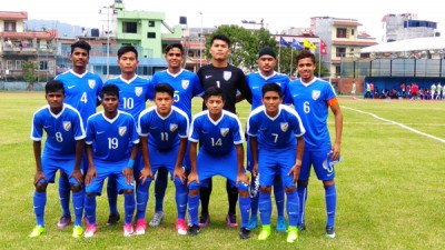 India U-16 score three against Palestine in AFC U16 Qualifiers opener