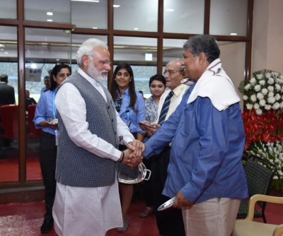 PM Modi at 2017 FIFA U-17 World Cup match in New Delhi