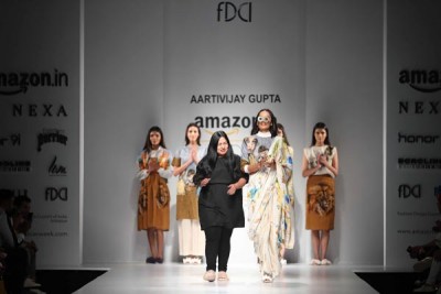 Aartivijay Gupta showcases her collections at Amazon India Fashion Week