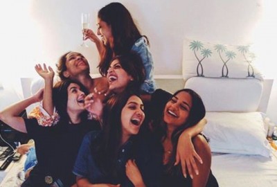 What can be better fun time for Alia Bhatt than being with childhood friends?