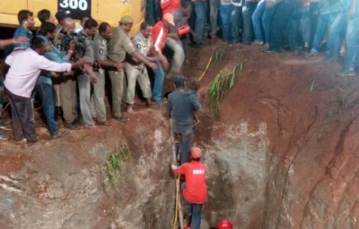 Two-year old boy rescued from bore-well in Andhra  
