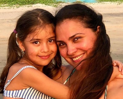 Lara Dutta, daughter enjoy holiday in Goa