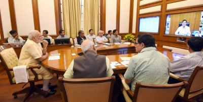 PM Modi interacts through PRAGATI