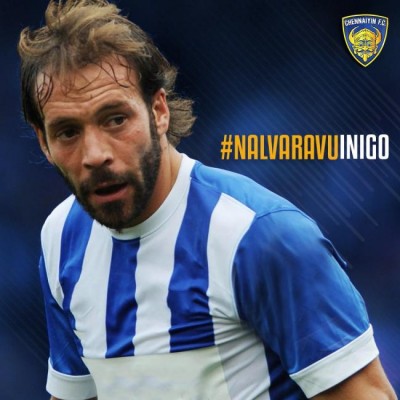 ISL: Chennaiyin FC signs  Inigo Calderon