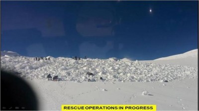 Solider killed as avalanche hits army camp in Kashmir