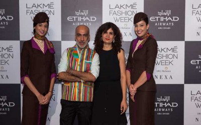 Etihad Airways presents Manish Arora at LFW