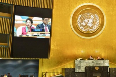 UNGA: Pakistan envoy attempts to pass off Gaza girl as Kashmiri