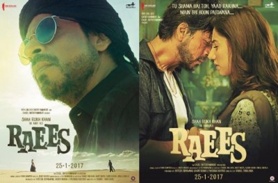 Two new posters of Raees unveiled