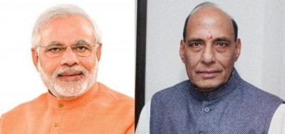 PM Modi greets Rajnath Singh on birthday
