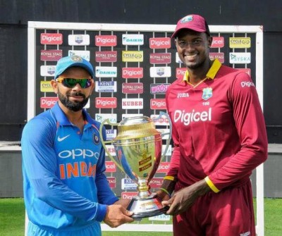 Windies win toss, elect to bat first against India
