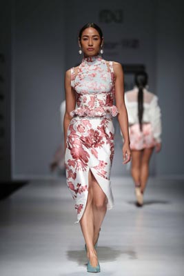 Amazon India Fashion Week: Hemant & Nandita displays their collection on floor