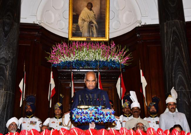 Ram Nath Kovind takes oath as President of India
