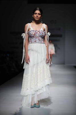 Amazon India Fashion Week: Hemant & Nandita displays their collection on floor