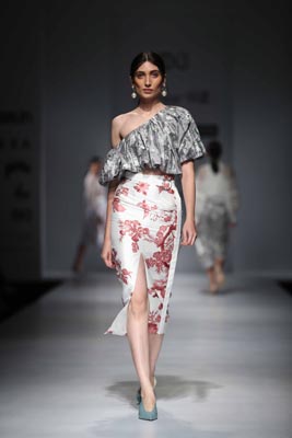 Amazon India Fashion Week: Hemant & Nandita displays their collection on floor