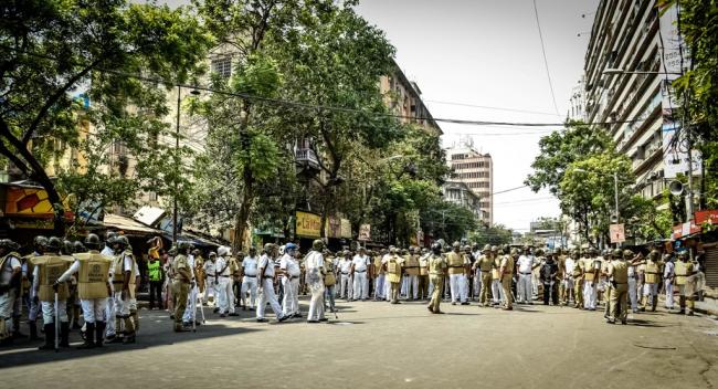 Kolkata Police's security arrangements ahead of BJP's 'march to Lalbazar'