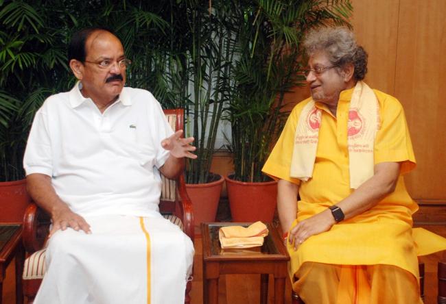 Pravav Panda calls on VP Naidu