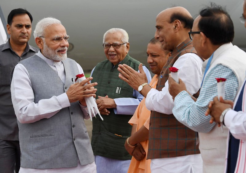 Narendra Modi departs from Lucknow 