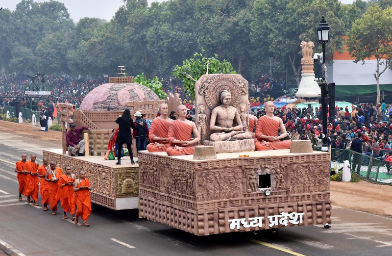 Dress rehearsal for Republic Day in Delhi