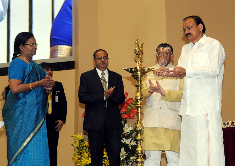 VP  M. Venkaiah Naidu  attending the Prime Minister Shram Awards in New Delhi