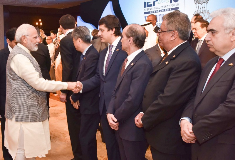 PM Modi Union Minister Dharmendra Pradhan participate at 16th International Energy Forum Ministerial meeting