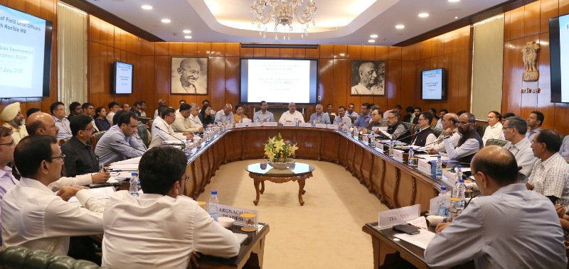  Rajnath Singh reviews the Border Area Development Programme  