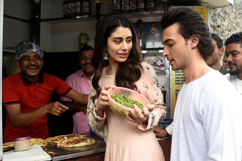 Salman Khan's brother-in-law Aayush promotes Loveratri along with debutant actress Warina Hussain