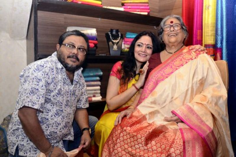 Nabaneeta Dev Sen, Agrimitra Paul launch refurbished boutique Bunkaari India