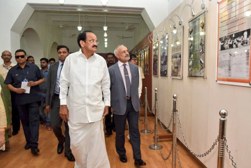 VP Venkaiah Naidu interacts with scientists, scholars, students at Dr. B.R. Ambedkar Institute of Technology
