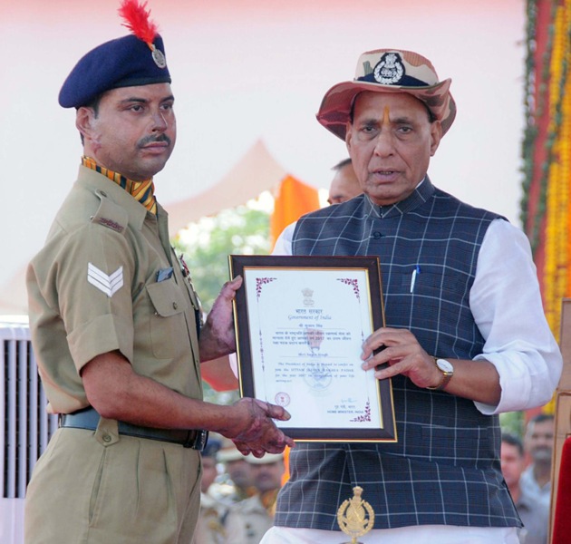 Rajnath Singh attends 57th Raising Day Parade of Indo-Tibetan Border Police