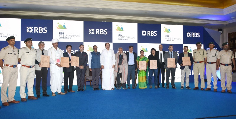 Vice-President Naidu presents Earth Heroes Awards