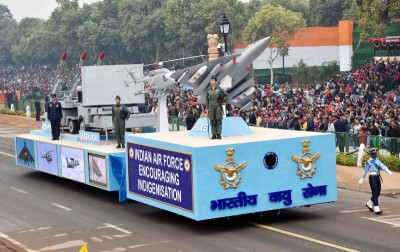Dress rehearsal for Republic Day in Delhi