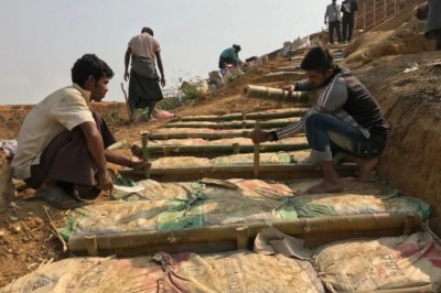 Ahead of monsoon season, UN supports Bangladeshâ€™s efforts to protect Rohingya camps from flooding