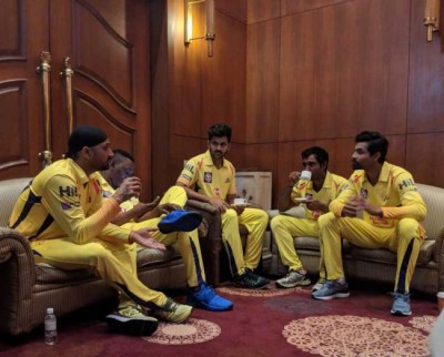 Harbhajan Singh gearing up to play IPL for CSK, meets new colleagues