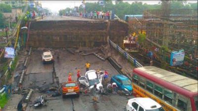 Several feared dead as major bridge collapses in Kolkata, rescue ops underway