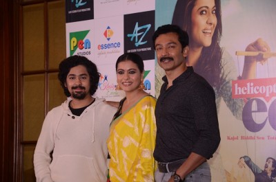 Kajol, Riddhi Sen promote Helicopter Eela in Kolkata