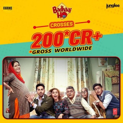 Ayushmann Khuranna's Badhaai Ho touches 200-crore mark
