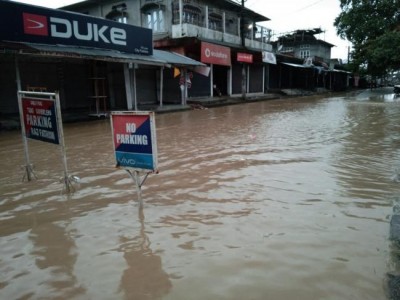 Assam flood:  NH-37 flooded at Jorabat area, 10 villages in Biswanath district submerged