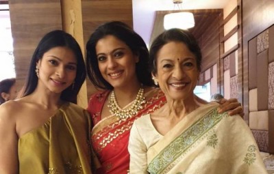Kajol shares gorgeous image with her mother Tanuja, sister Tanisha on social media