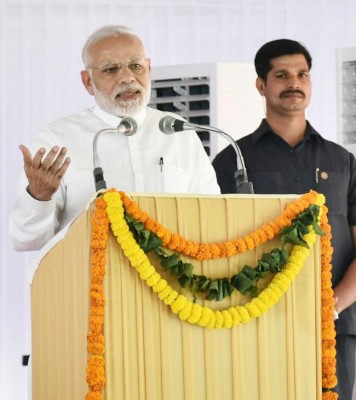 Narendra Modi congratulates Sathish Kumar Sivalingam on winning the Gold Medal in the Men's 77 kg weightlifting event