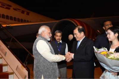 PM Modi arrives in China, to meet Xi Jinping