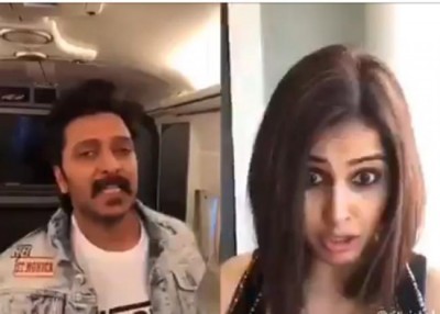 Riteish Deshmukh, Genelia recreate Kuch Kuch Hota Hai moment for fans