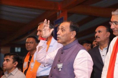 Gujarat civic polls result is a people's referendum on development in the state: Vijay Rupani 
