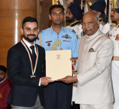 BCCI congratulates Virat Kohli and Smriti Mandhana for getting sporting honours 